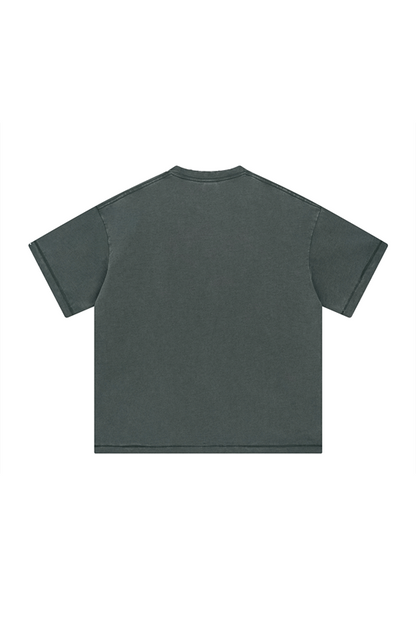 275GSM Pigment Dyed Light Washed Tee