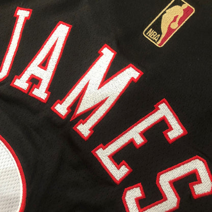 Philadelphia 76ers LeBron James #23 black Throwback Jersey - Dense Embroidery