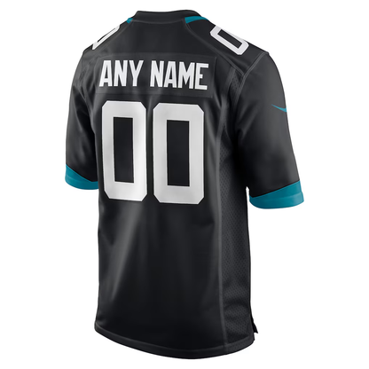 Custom Jacksonville Jaguars Black Game Jersey