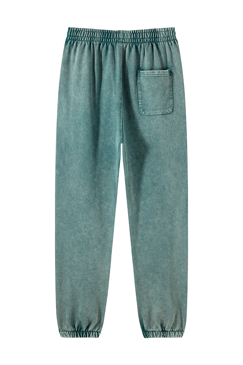 100% Cotton 420GSM Washed Sweatpants
