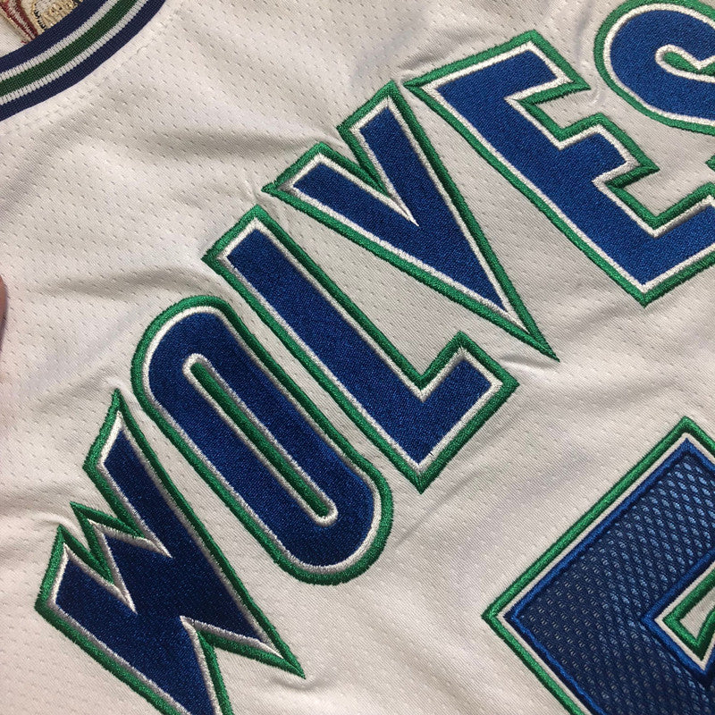 Minnesota Timberwolves Anthony Edwards #5 Throwback Jersey - Dense Embroidery