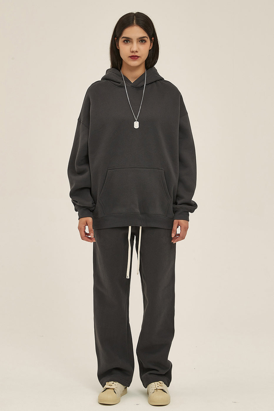 350GSM Relaxed Solid Color Sweatpants