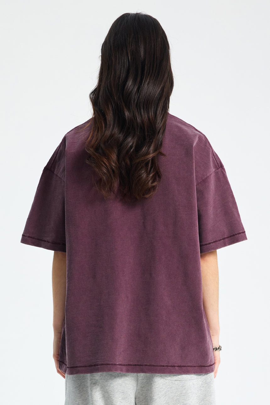 275GSM Pigment Dyed Light Washed Tee