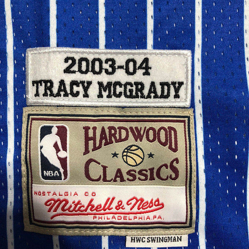Orlando Magic Tracy McGrady #1 blue 2003 Throwback Jersey - Dense Embroidery