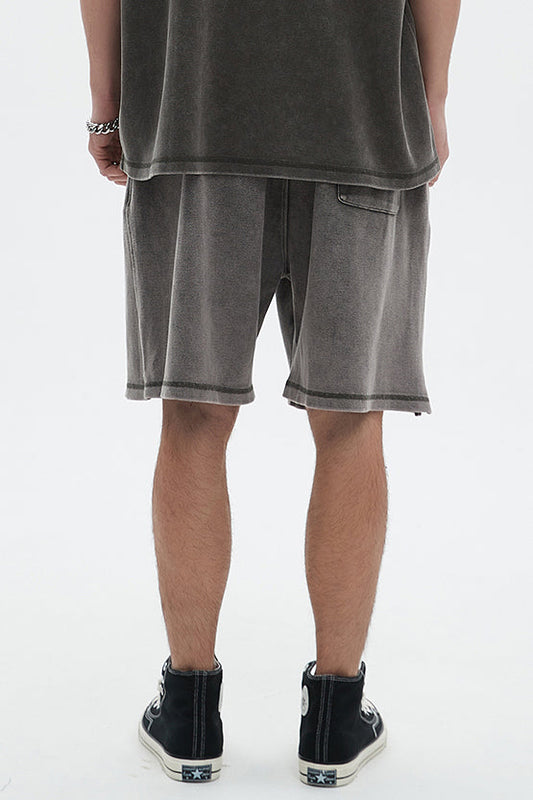 400GSM Double Stitch Washed Short