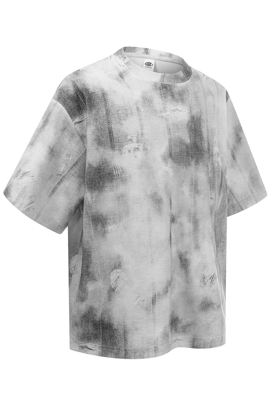 200GSM Printed Washed Tee