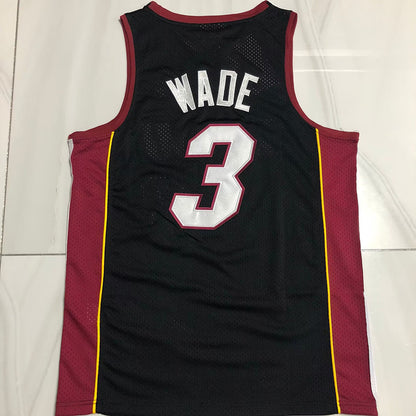 Miami Heat Dwyane Wade #3 black 2012 Throwback Jersey - Dense Embroidery