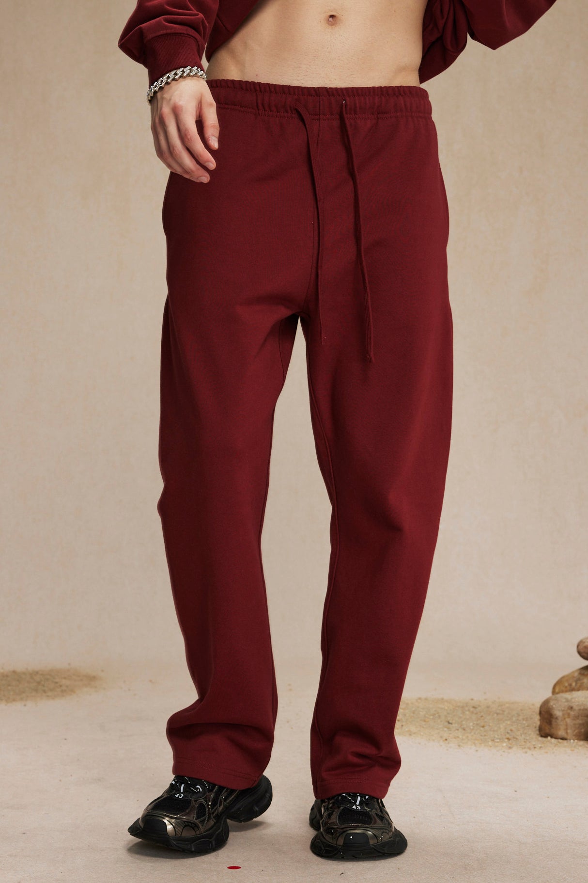 430GSM French Terry Solid Color Sweatpants