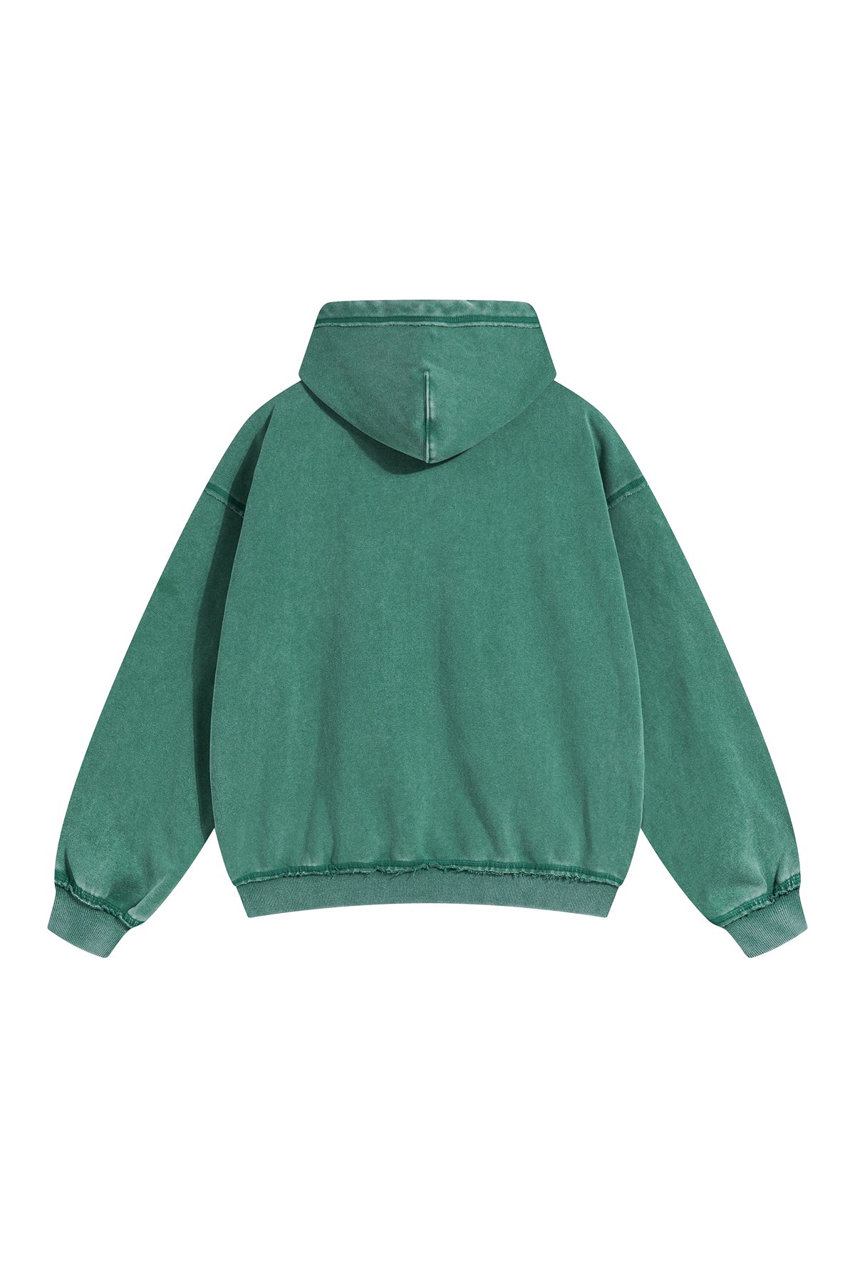 450GSM Distressed Washed Zipper Jacket