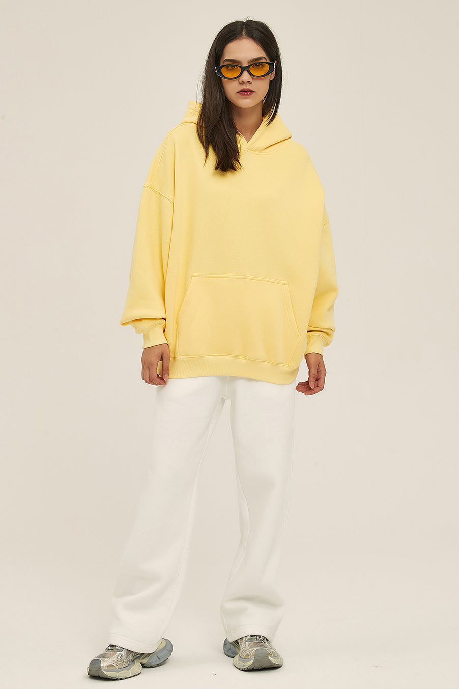 350GSM Fleece Solid Color Hoodie