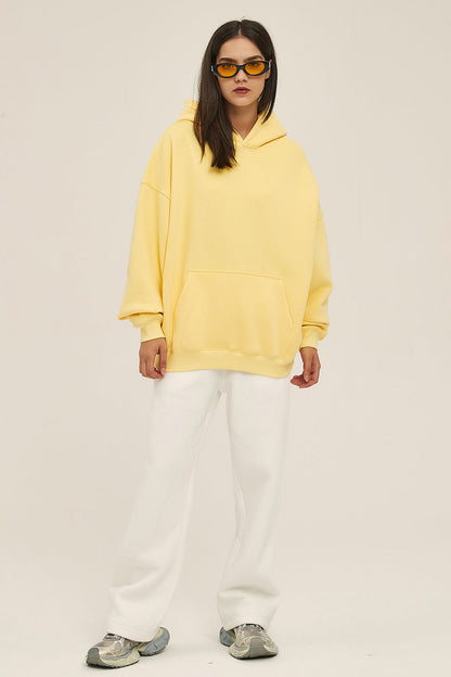 350GSM Fleece Solid Color Hoodie
