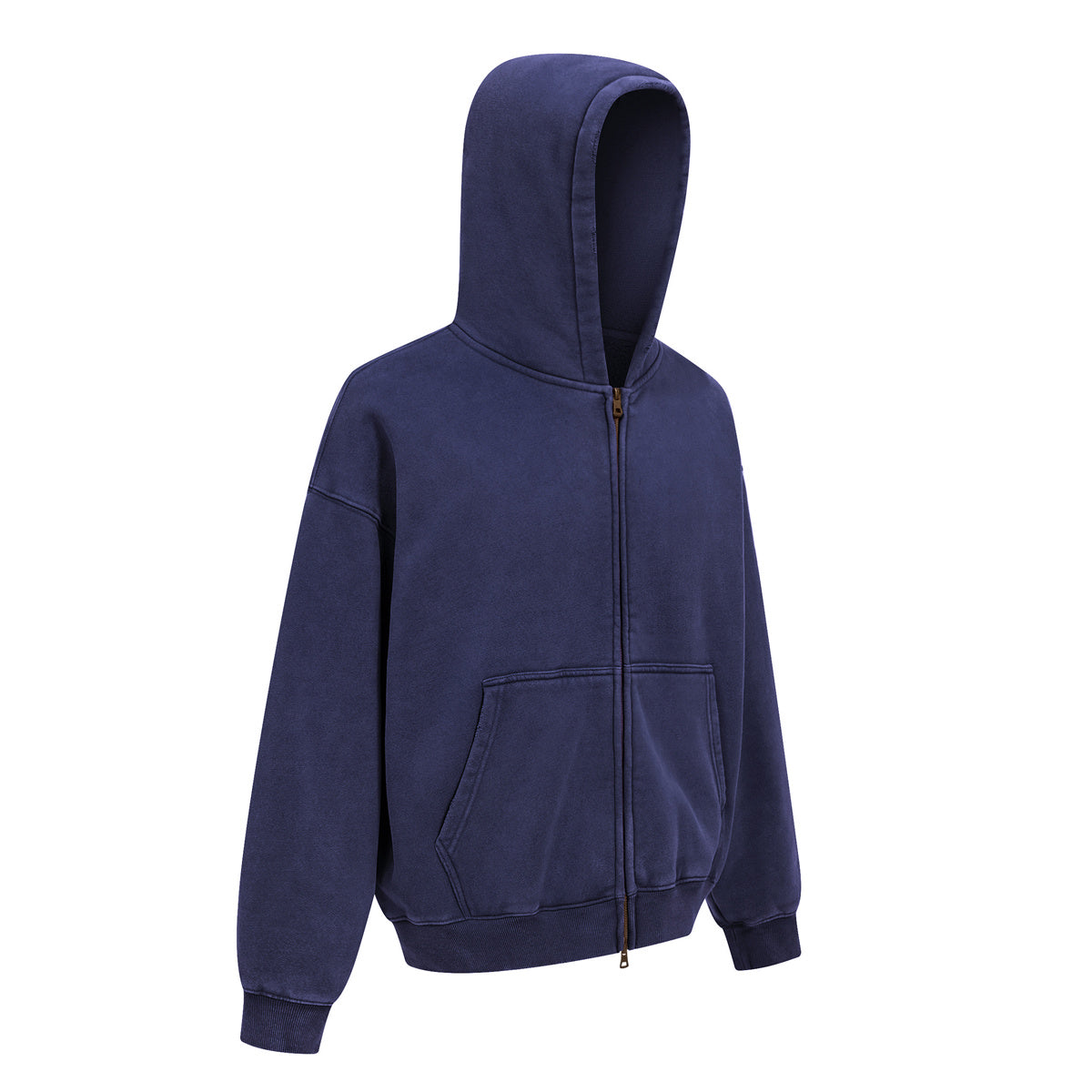 370GSM Pigment Dyed Fleece Boxy Hoodie