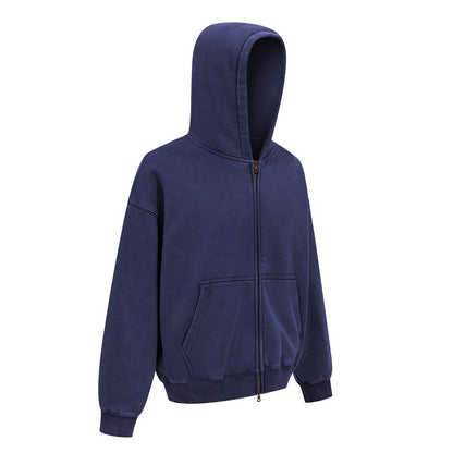 370GSM Pigment Dyed Fleece Boxy Hoodie