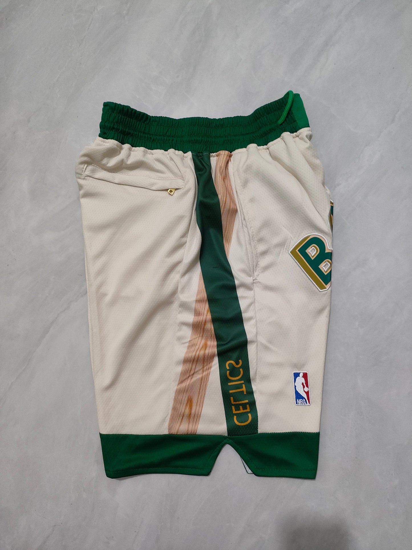 Boston Celtics Off-White City Edition Pocket Shorts
