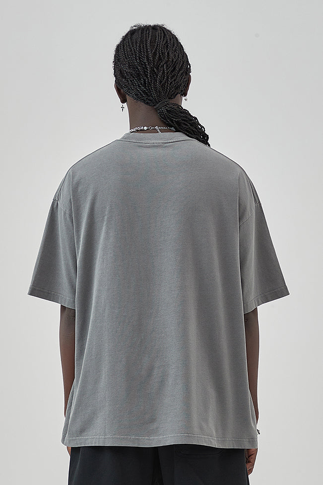 275GSM Pigment Dyed Vintage Tee