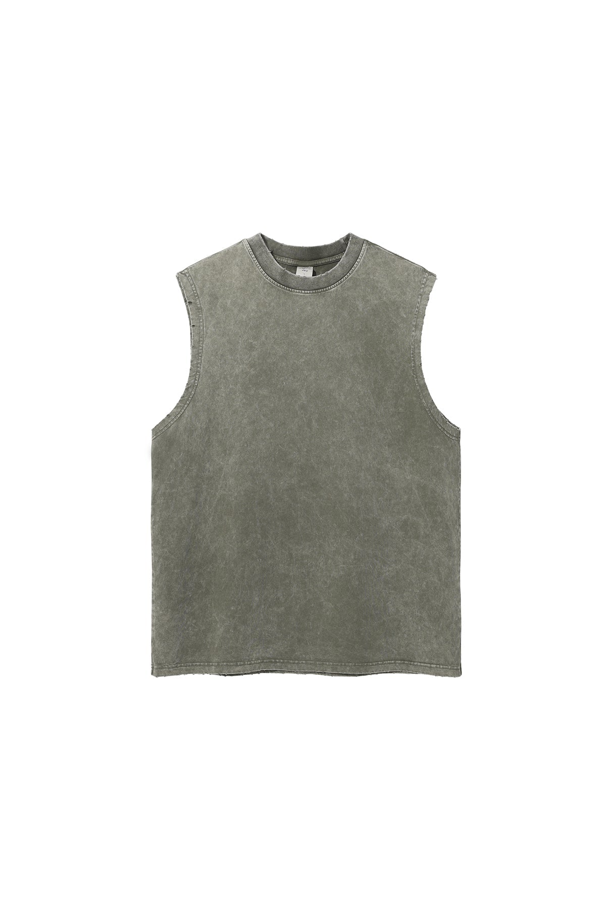 275GSM Distressed Washed Muscle Tee