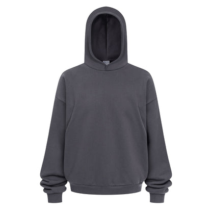 430GSM Boxy Fit Fleece Solid Color Hoodie