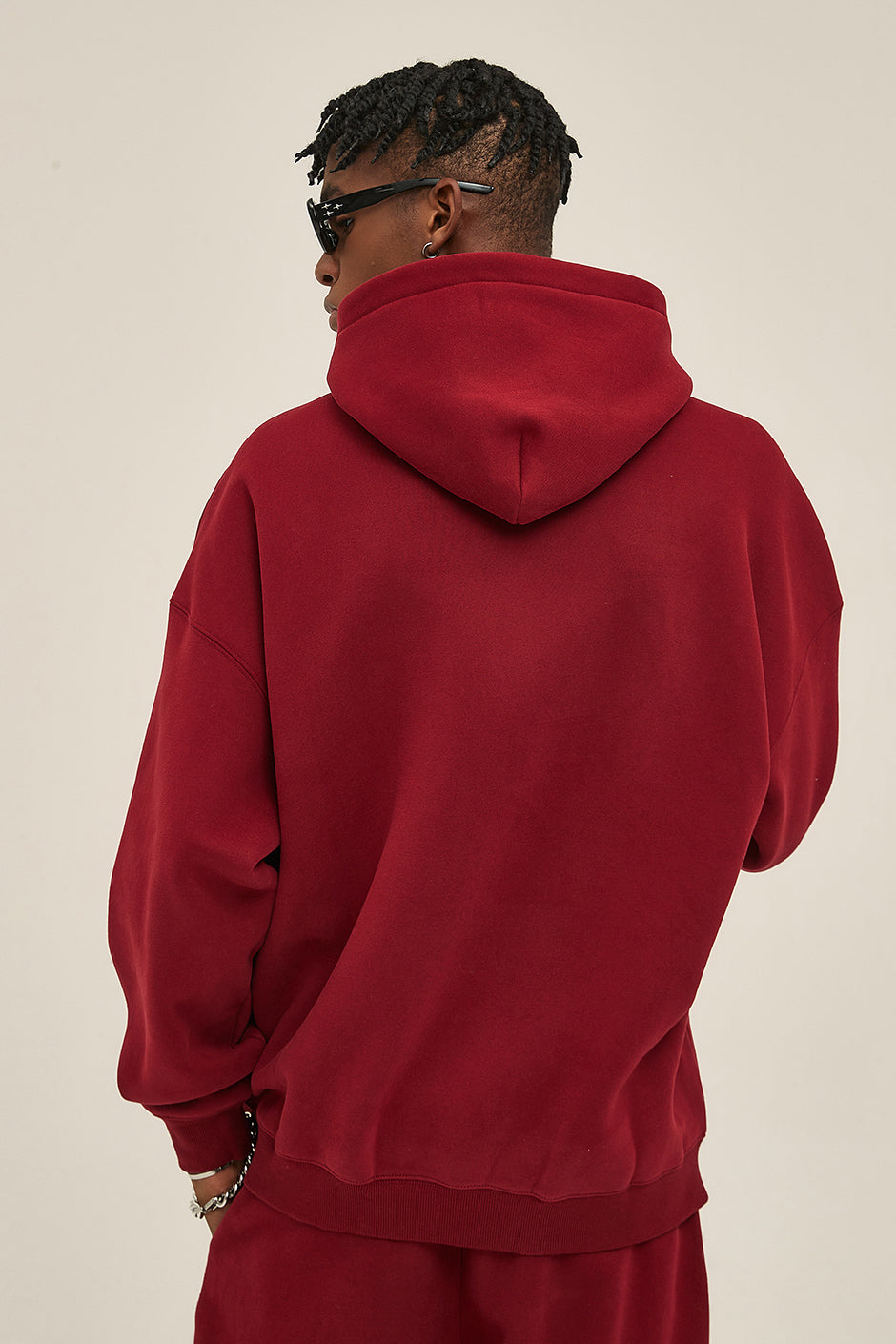 350GSM Fleece Solid Color Hoodie