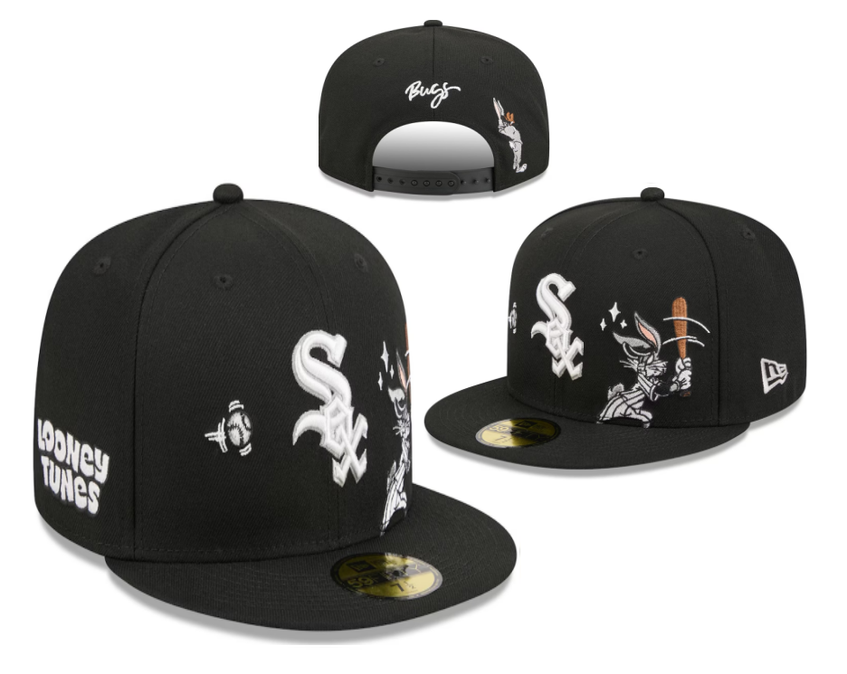 Chicago White Sox Black Snapback Cap