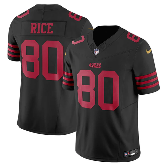 Jerry Rice #80 San Francisco 49ers Vapor F.U.S.E. Limited Black Jersey