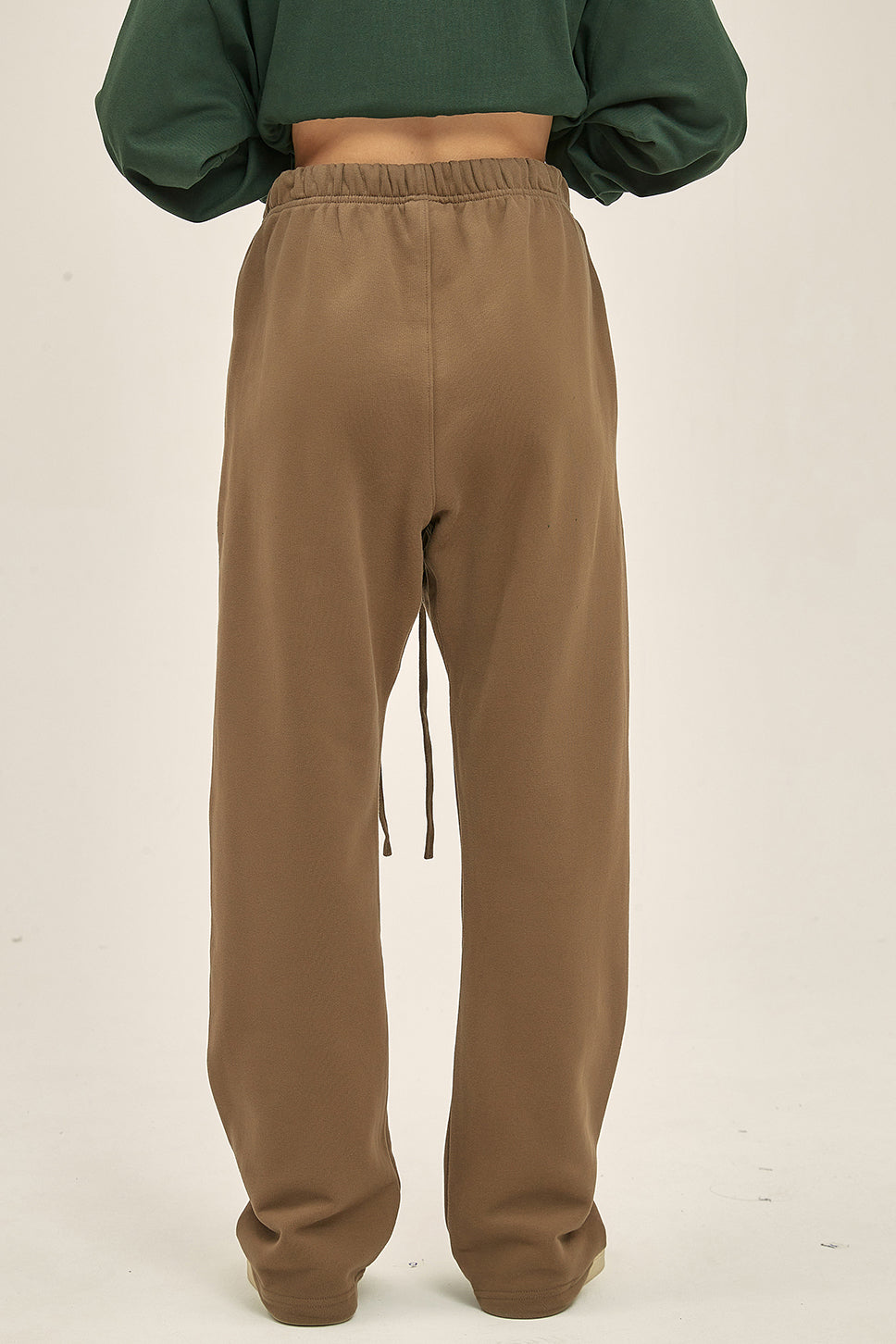 365GSM Relaxed Solid Color Fleece Sweatpants