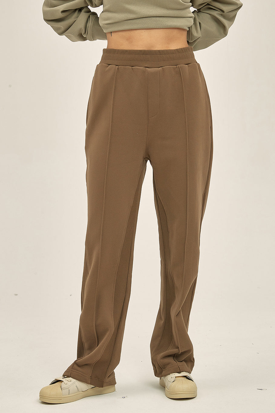 365GSM Patchwork Solid Color Sweatpants