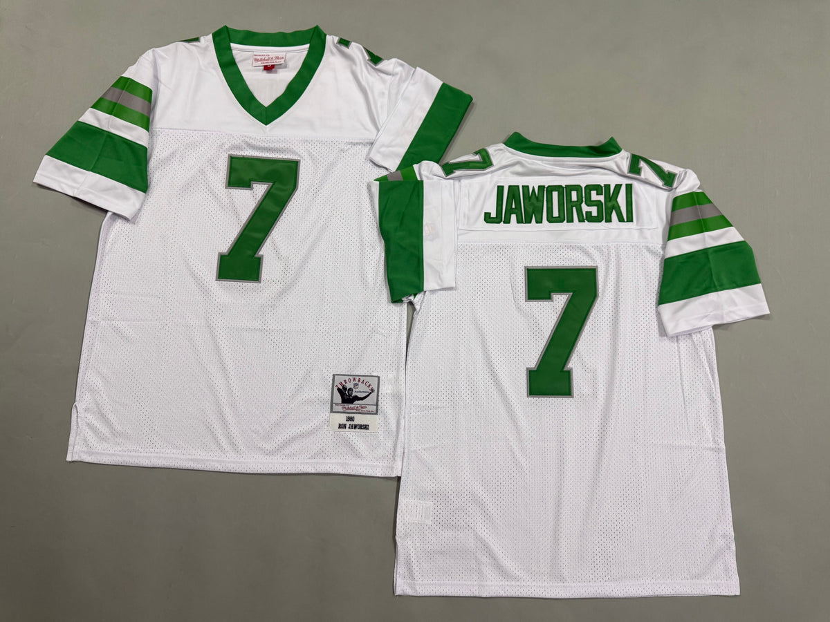 Mens Michael Vick#7 white Philadelphia Eagles Vintage Throwback Jersey