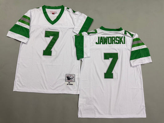 Mens Michael Vick#7 white Philadelphia Eagles Vintage Throwback Jersey