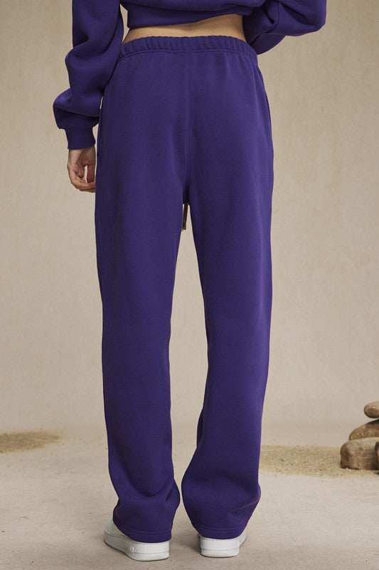 350GSM Relaxed Solid Color Sweatpants