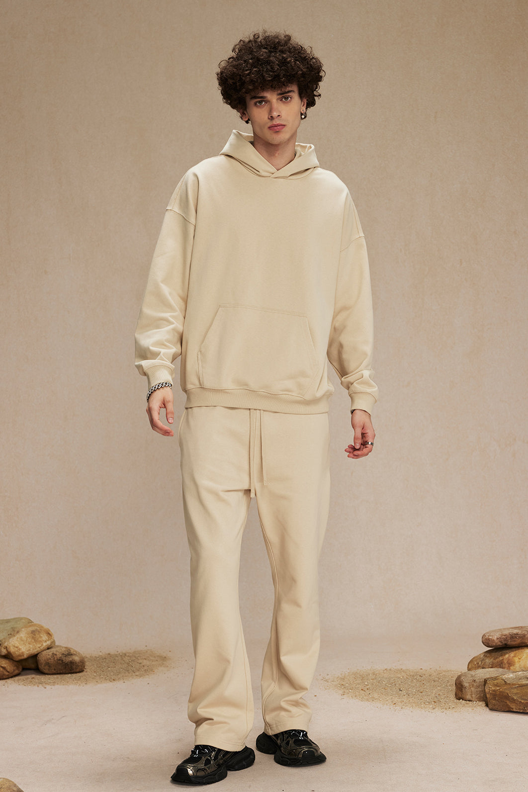 430GSM French Terry Solid Color Sweatpants