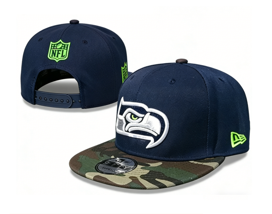 Seattle Seahawks Blue Snapback Cap