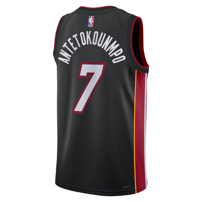 Giannis Antetokounmpo #7 Miami Heat  City Edition Swingman Jersey