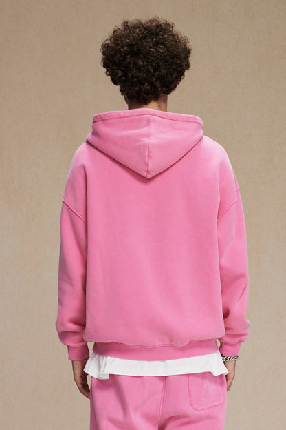 360GSM Washed Fleece Zipper Jacket