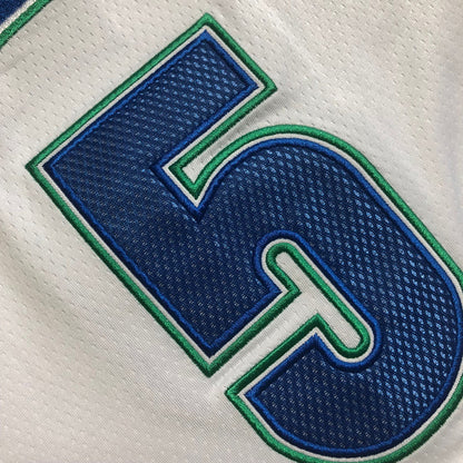 Minnesota Timberwolves Anthony Edwards #5 Throwback Jersey - Dense Embroidery