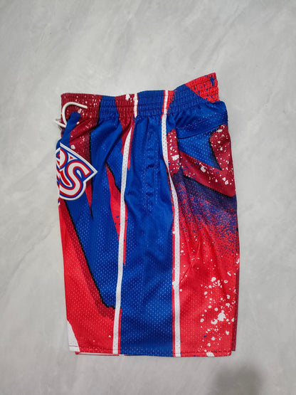 Philadelphia 76ers Red Swingman Pocket Shorts