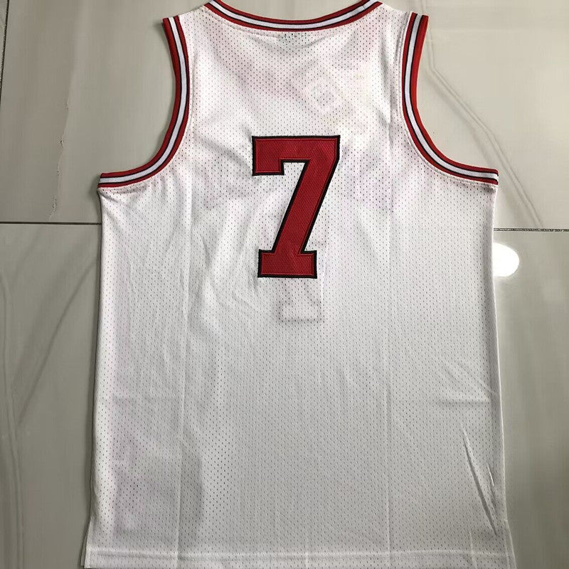 Slam Dunk Shohoku #7  Throwback Jersey - Dense Embroidery