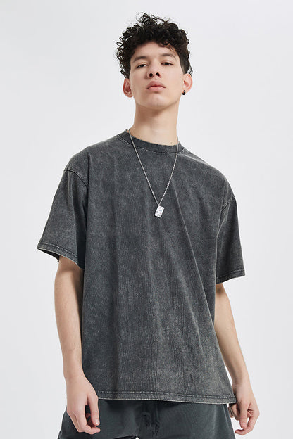 250GSM Washed Out Vintage Tee