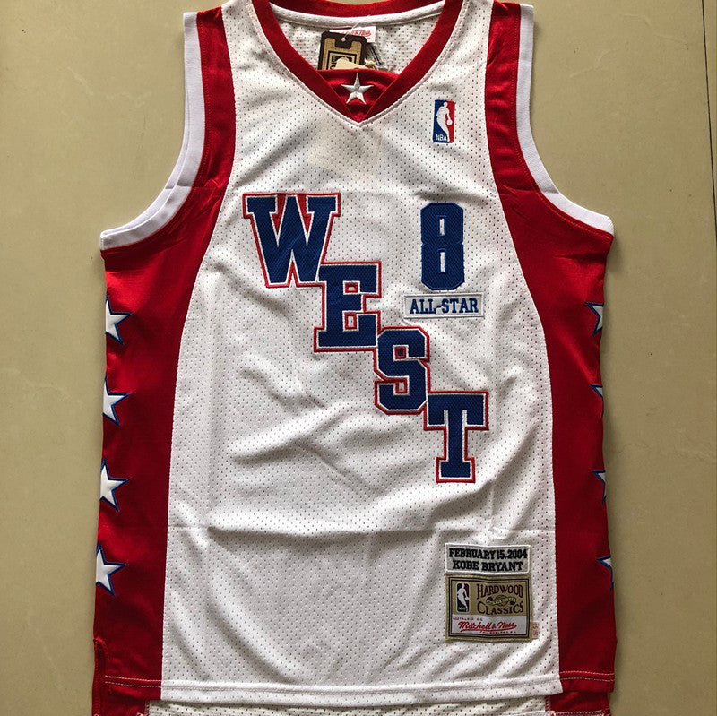 All-Star Kobe Bryant #8 Throwback Jersey - Dense Embroidery