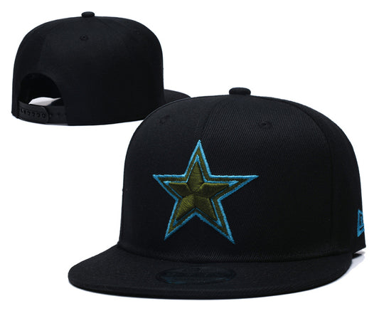 Dallas Cowboys Black Snapback Cap