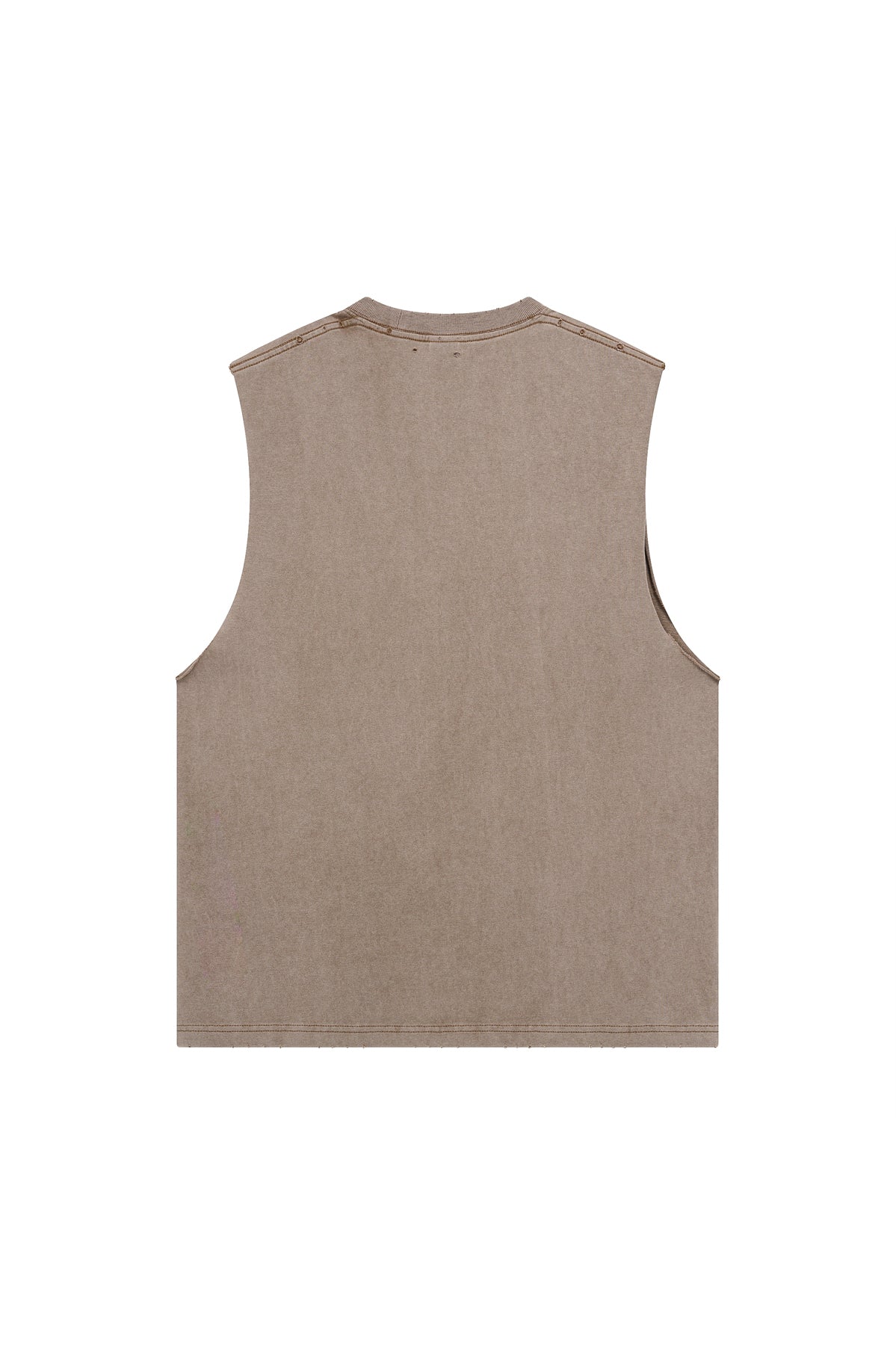 275GSM Distressed Washed Muscle Tee