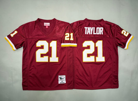 Youth Sean Taylor #21 Red Washington Redskins 2000 Vintage Throwback Jersey