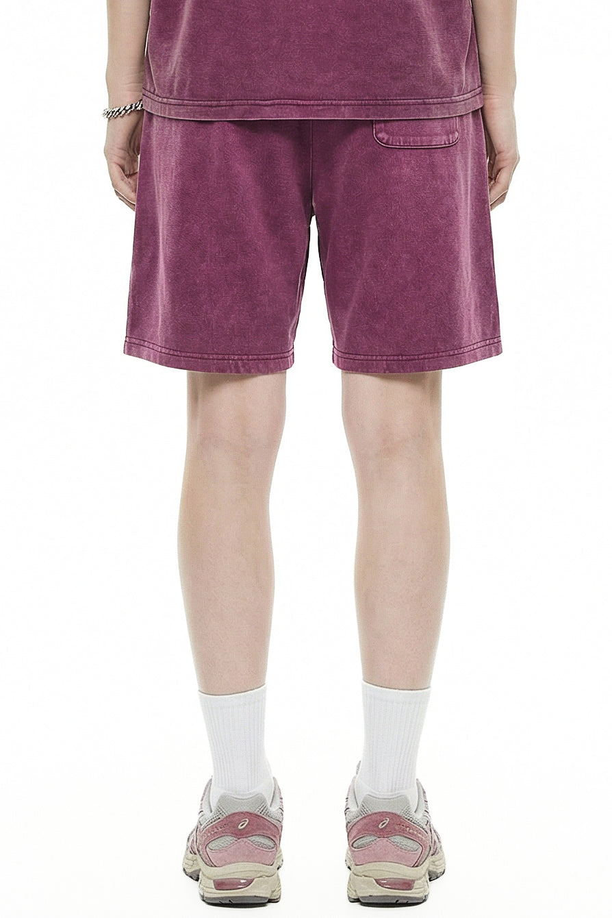 305GSM Splicing Washed Shorts