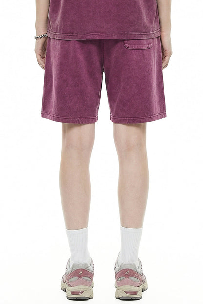 305GSM Splicing Washed Shorts