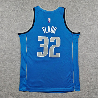 Youth Cooper Flagg Dallas Mavericks #32 Embroidered  Jersey