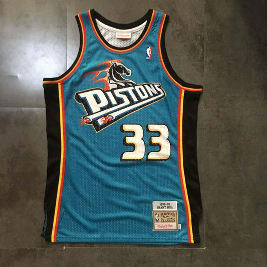 Grant Hill Detroit Pistons Blue 33 MN