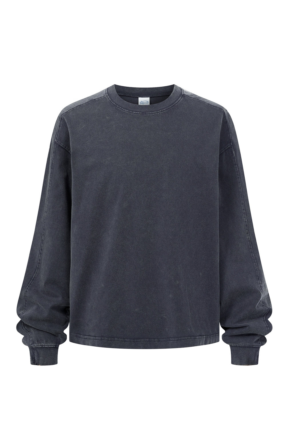 285GSM Contrast Long Sleeve Pigment Dyed Tee
