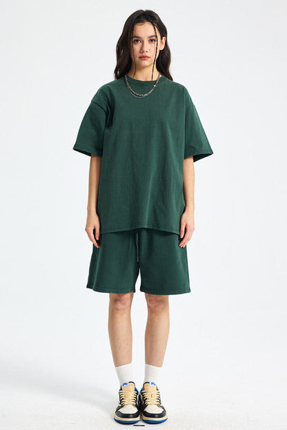 420GSM Pigment Dyed Washed Short