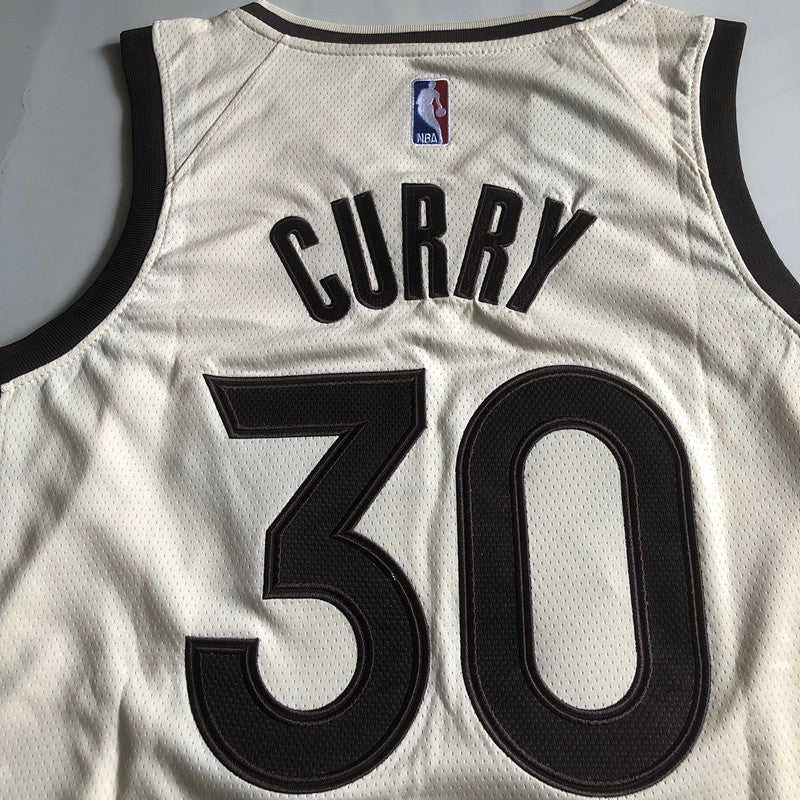 Golden State Warriors Stephen Curry #30 Throwback Jersey - Dense Embroidery