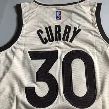 Golden State Warriors Stephen Curry #30 Throwback Jersey - Dense Embroidery