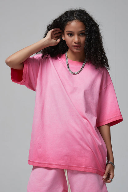 250GSM Double Stitch Sleeve Hem Washed Tee